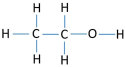 Ethanol (CH3CH2OH) Lewis Structure