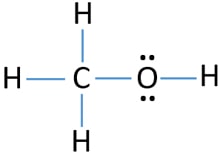 ch3oh lewis dot structure