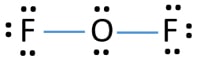 Lewis Structure of Oxygen Difluoride (F2O)