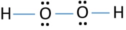 Hydrogen Peroxide (H2O2) Lewis Structure