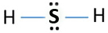 Hydrogen Sulfide (H2S) Lewis Structure