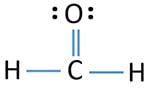 Formaldehyde (HCHO, CH2O, Methanal) Molecule Lewis Structure