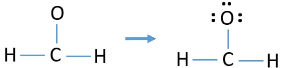 Formaldehyde (HCHO, CH2O, Methanal) Molecule Lewis Structure