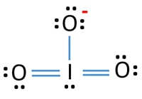 Iodate (IO3-) Ion Lewis Structure