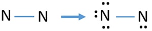 Nitrogen (N2) Molecule Lewis Structure