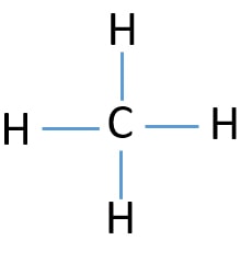 Methane (CH4) Molecule Lewis Structure