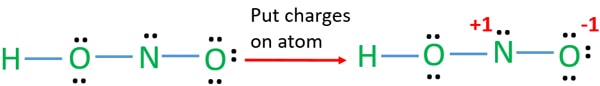 Hno2 Nitrous Acid Lewis Structure