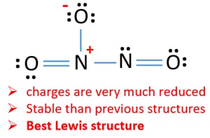 Lewis Structure of N2O3 (Dinitrogen trioxide)