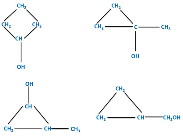 c4h8o structure